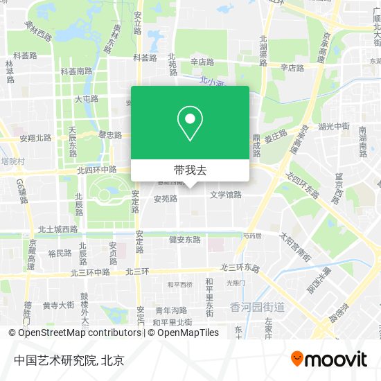 中国艺术研究院地图