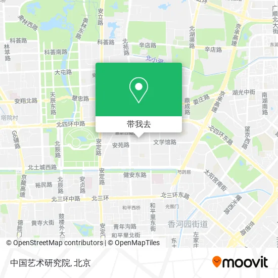 中国艺术研究院地图