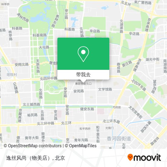 逸丝风尚（物美店）地图