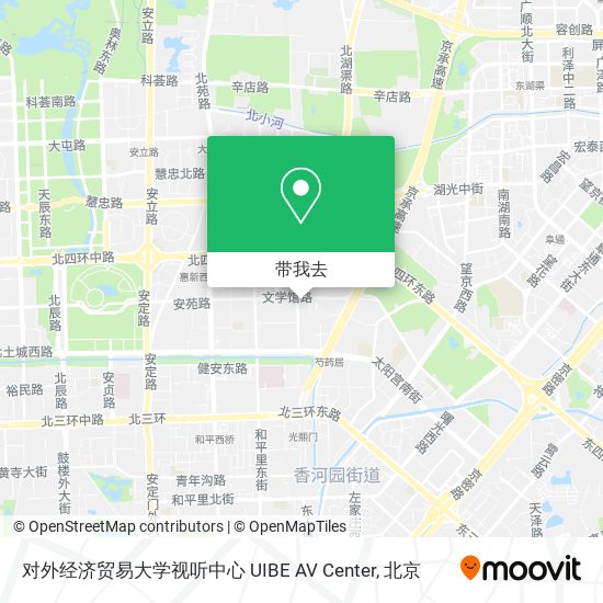 对外经济贸易大学视听中心 UIBE AV Center地图