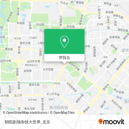 朝阳剧场杂技大世界地图