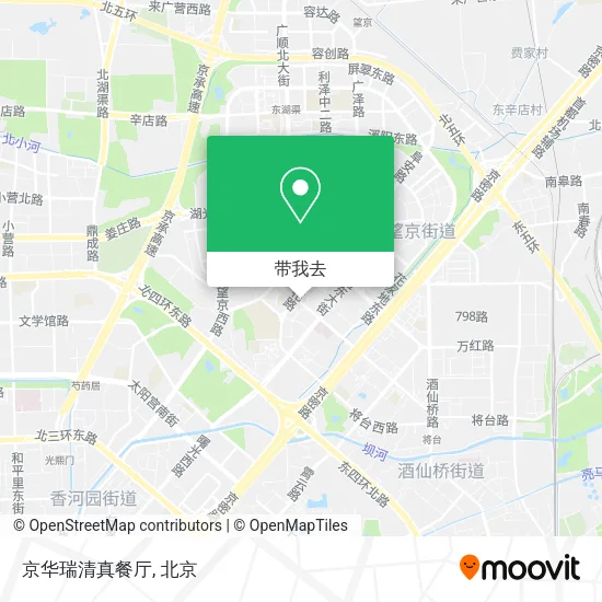 京华瑞清真餐厅地图