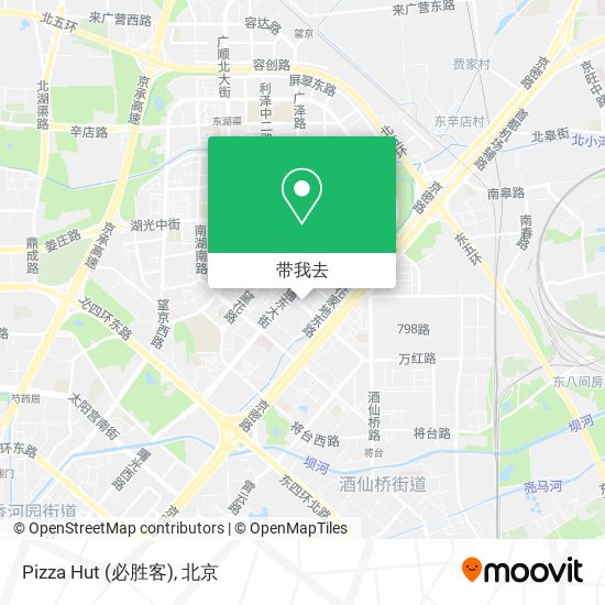 Pizza Hut (必胜客)地图