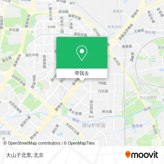 大山子北里地图