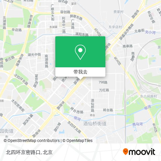 北四环京密路口地图
