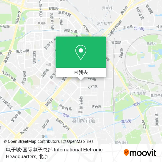 电子城•国际电子总部 International Eletronic Headquarters地图