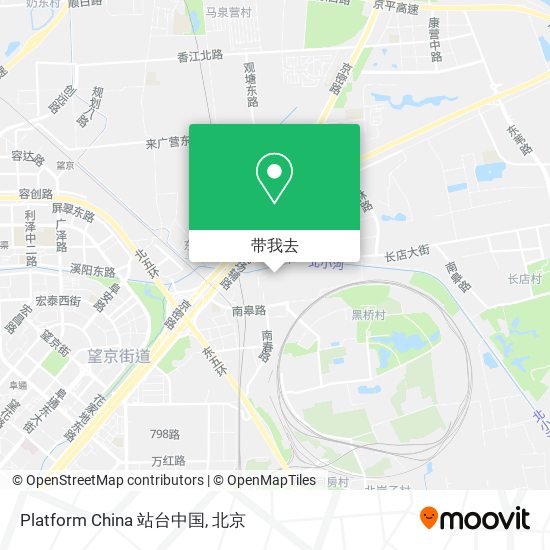 Platform China 站台中国地图