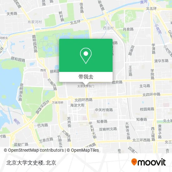 北京大学文史楼地图