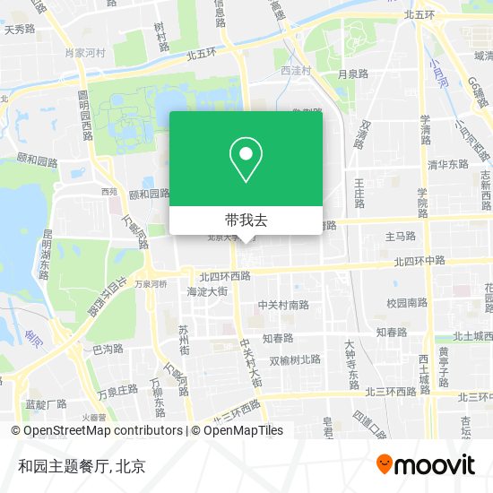 和园主题餐厅地图