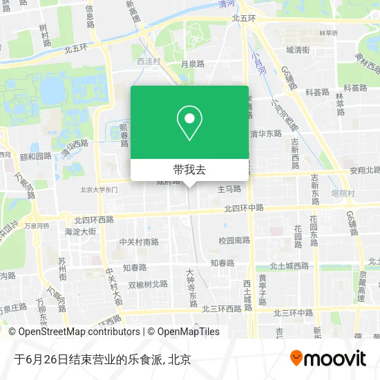 于6月26日结束营业的乐食派地图