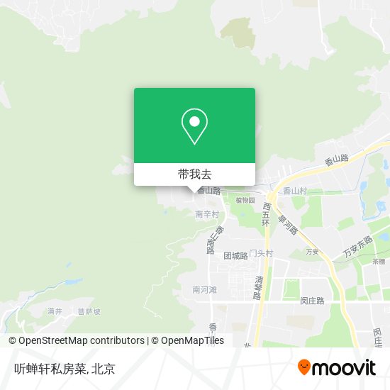 听蝉轩私房菜地图