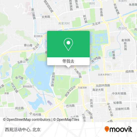 西苑活动中心地图