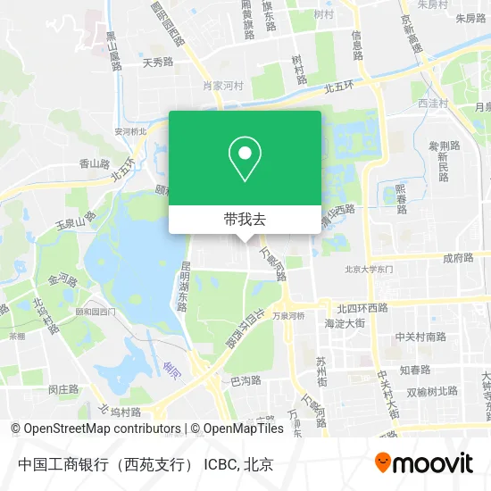 中国工商银行（西苑支行） ICBC地图