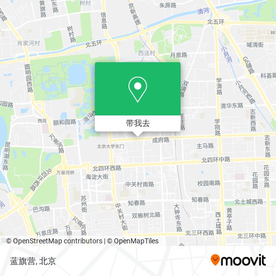 蓝旗营地图