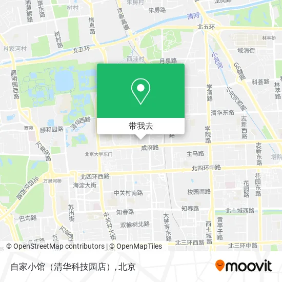 自家小馆（清华科技园店）地图