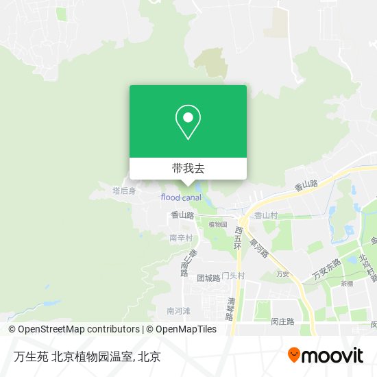 万生苑 北京植物园温室地图