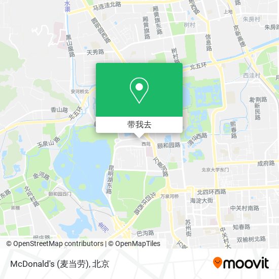 McDonald's (麦当劳)地图