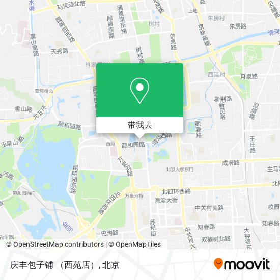 庆丰包子铺 （西苑店）地图