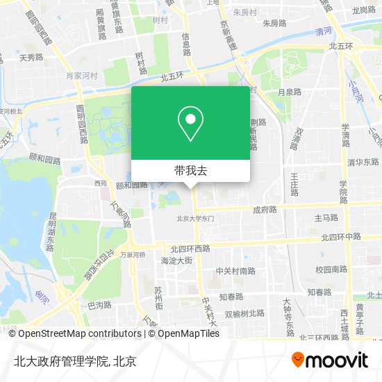 北大政府管理学院地图