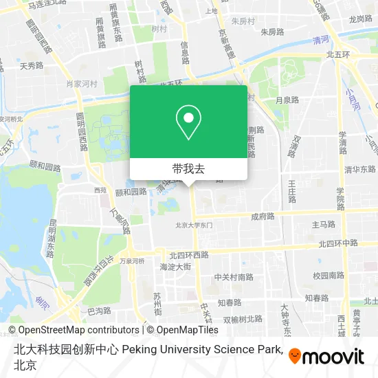 北大科技园创新中心 Peking University Science Park地图