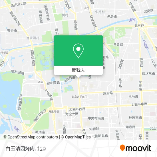 白玉清园烤肉地图