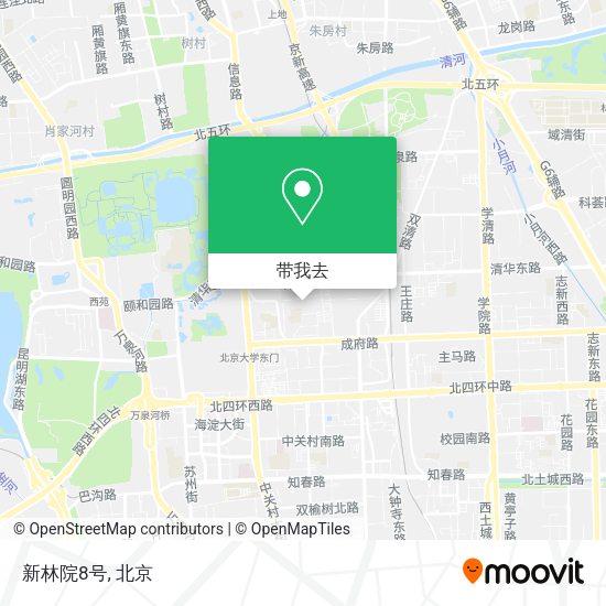 新林院8号地图