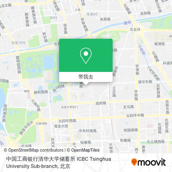 中国工商银行清华大学储蓄所 ICBC Tsinghua University Sub-branch地图