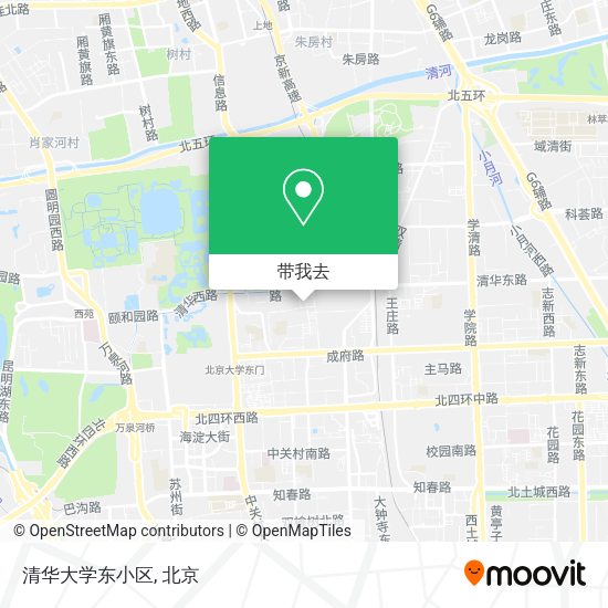 清华大学东小区地图