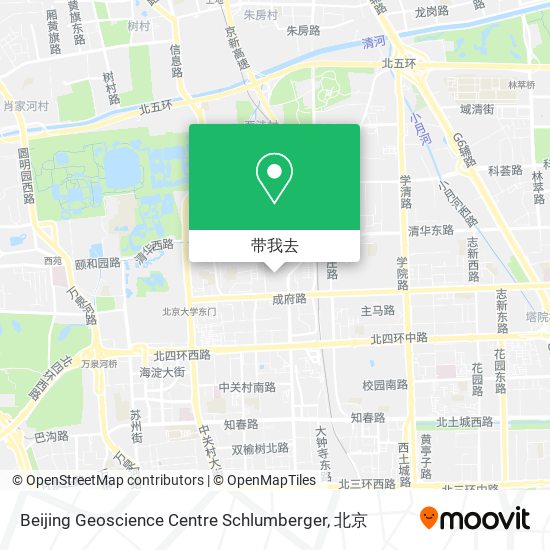 Beijing Geoscience Centre Schlumberger地图