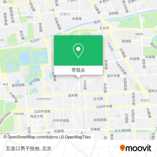 五道口男子技校地图