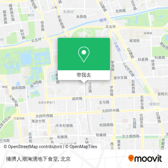 擁擠人潮洶湧地下食堂地图