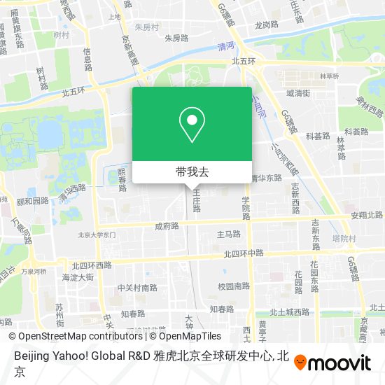 Beijing Yahoo! Global R&D 雅虎北京全球研发中心地图