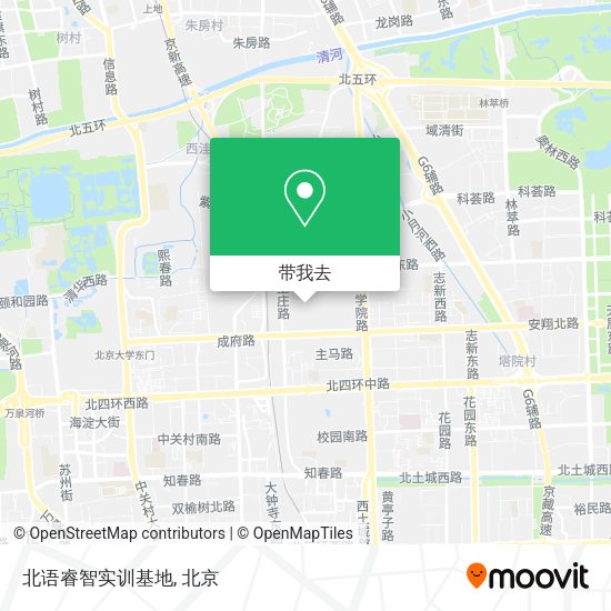 北语睿智实训基地地图