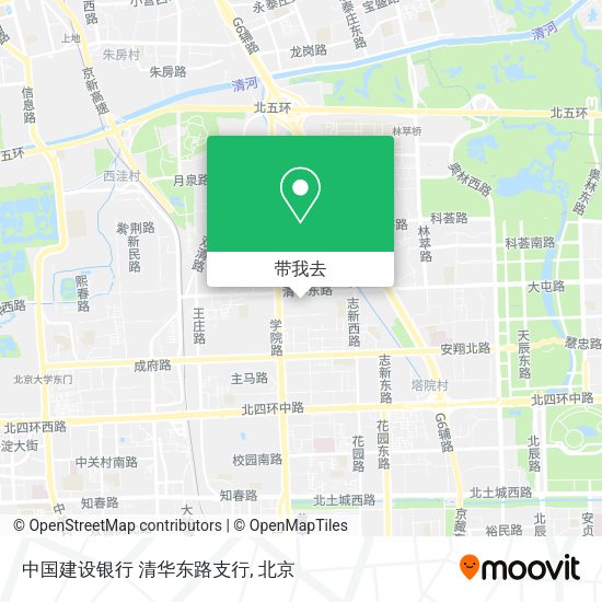 中国建设银行 清华东路支行地图