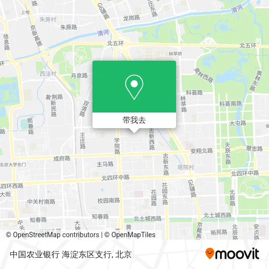 中国农业银行 海淀东区支行地图