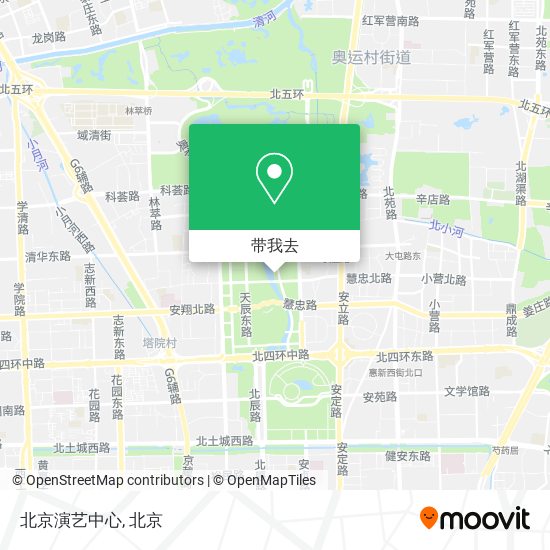 北京演艺中心地图