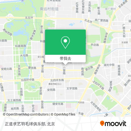 正道求艺羽毛球俱乐部地图