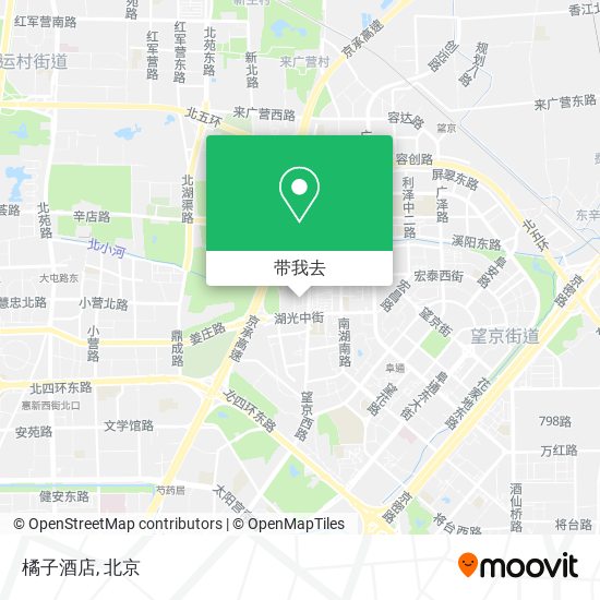 橘子酒店地图