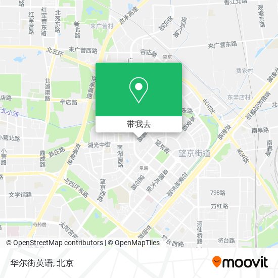 华尔街英语地图