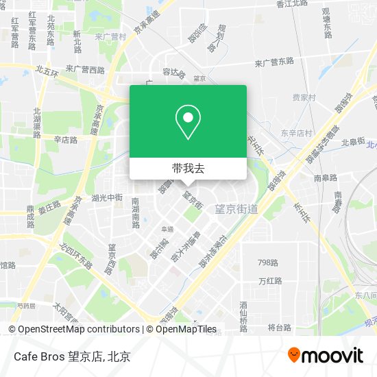 Cafe Bros 望京店地图