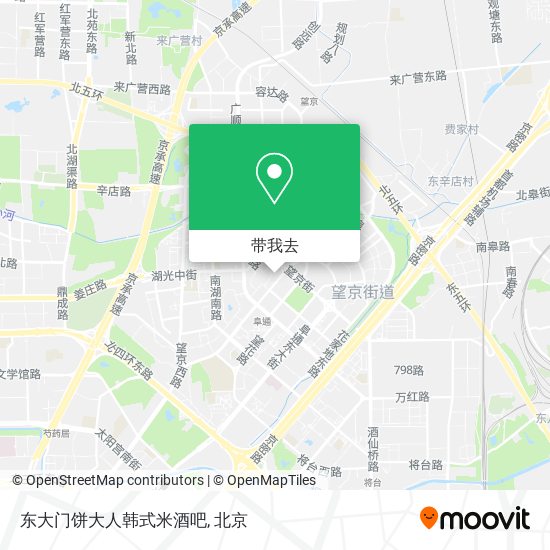 东大门饼大人韩式米酒吧地图