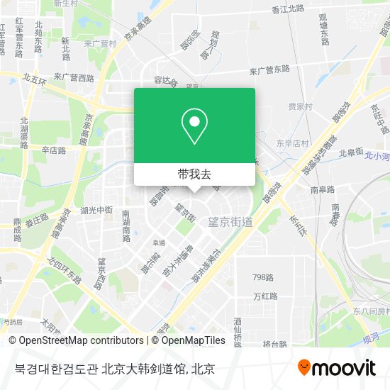 북경대한검도관 北京大韩剑道馆地图