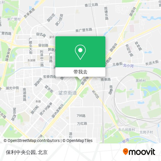 保利中央公园地图