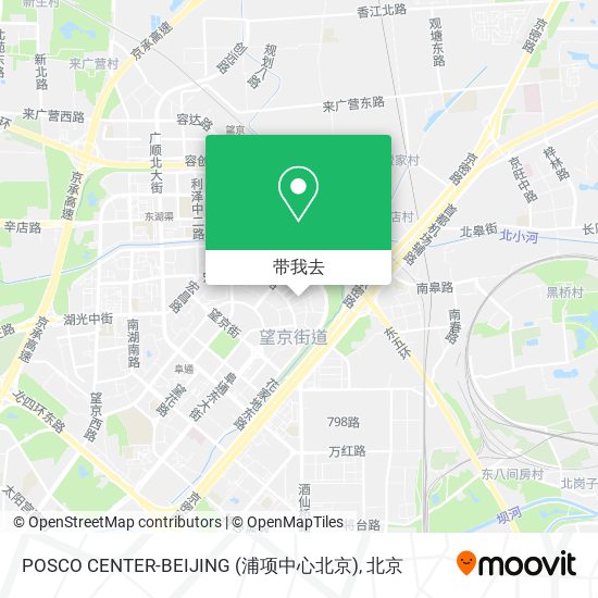 POSCO CENTER-BEIJING (浦项中心北京)地图
