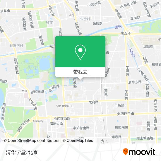 清华学堂地图