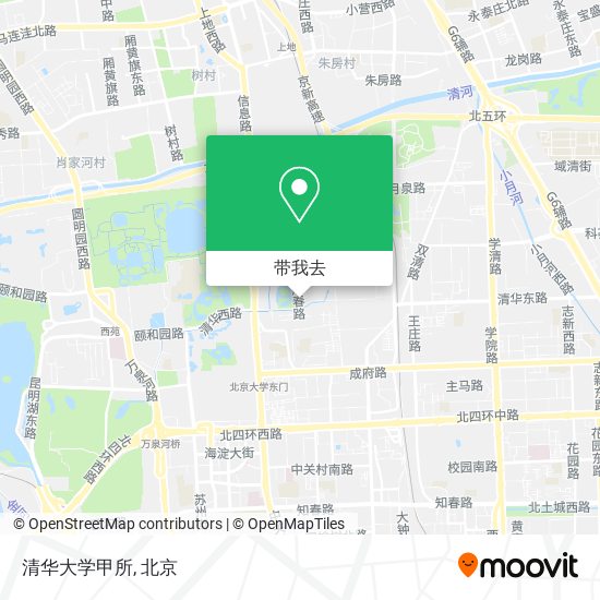 清华大学甲所地图