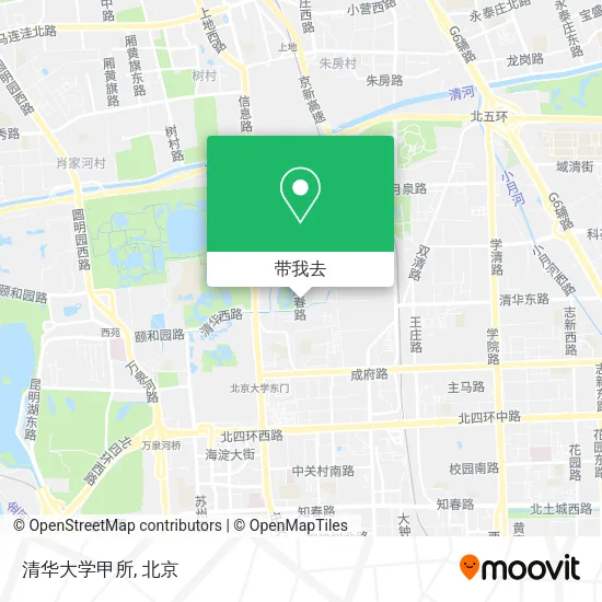清华大学甲所地图