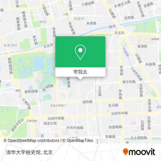 清华大学校史馆地图