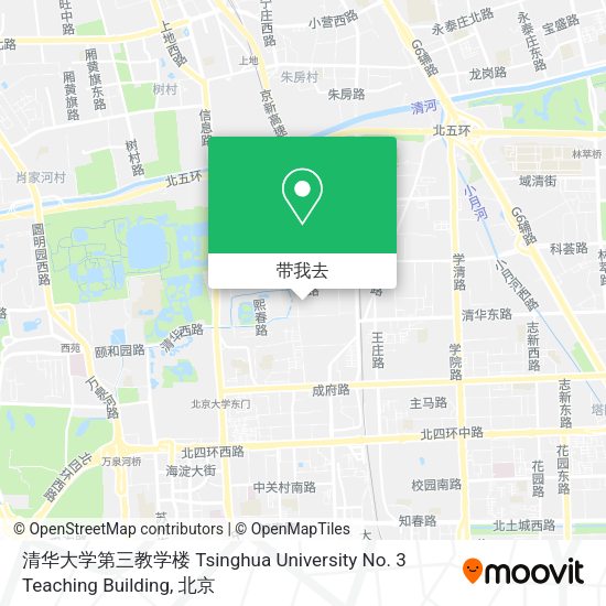 清华大学第三教学楼 Tsinghua University No. 3 Teaching Building地图