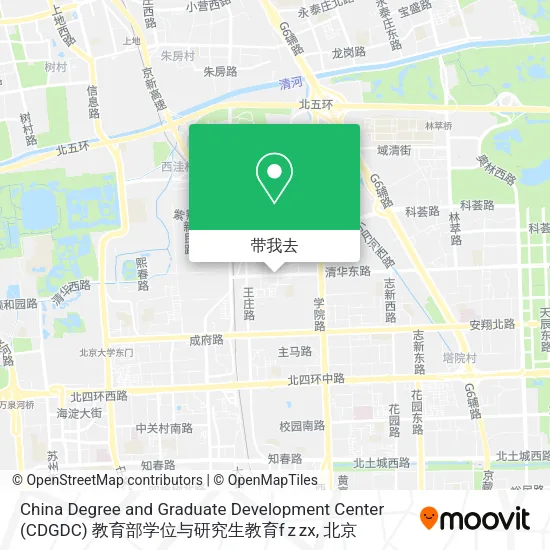 China Degree and Graduate Development Center (CDGDC) 教育部学位与研究生教育f z zx地图